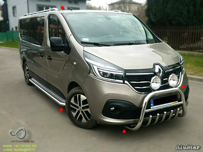 Trafic Vivaro Orurowanie Fiat Talento z Halogenami