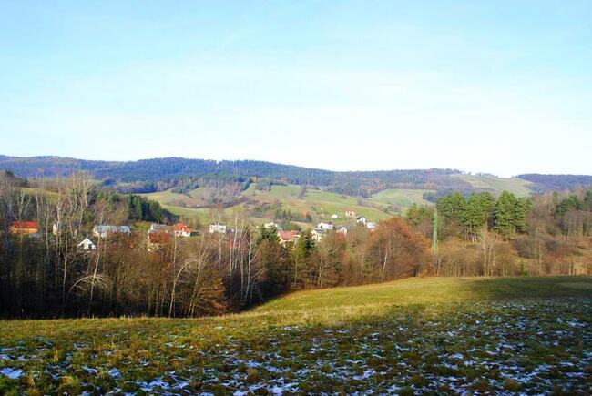 Piękna 1,28 ha działka na terenie Gór Słonnych, Bezmiechowa