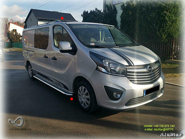 Trafic Vivaro Orurowanie Fiat Talento z Halogenami