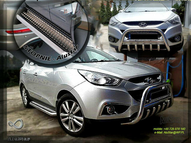 ORUROWANIA Podesty Montaz Hyiundai IX35 Sportage Sorento