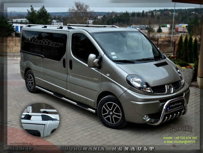 Trafic Vivaro Orurowanie Fiat Talento z Halogenami