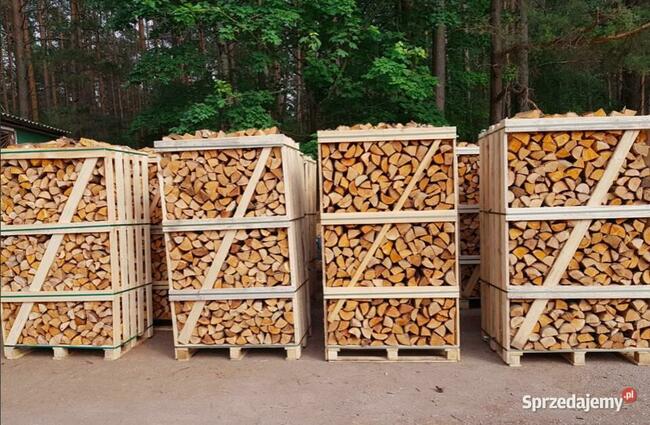 GOTOWE DO PALENIA Suche Drewno Kominkowe Buk Grab Dąb Ursus