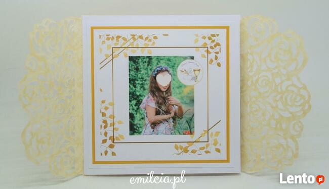 Zaproszenia spersonalizowane + Koperta Komunia