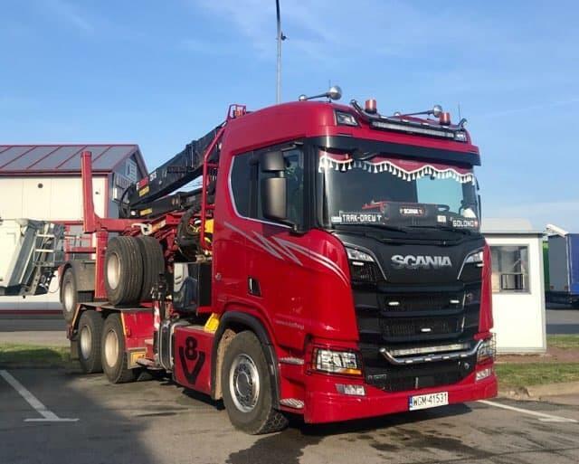 SCANIA ORUROWANIE z LED