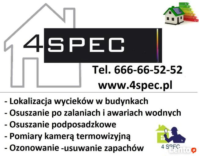 Przeglądy budynków kamerą termowizyjną. TERMOWIZJA 4 SPEC