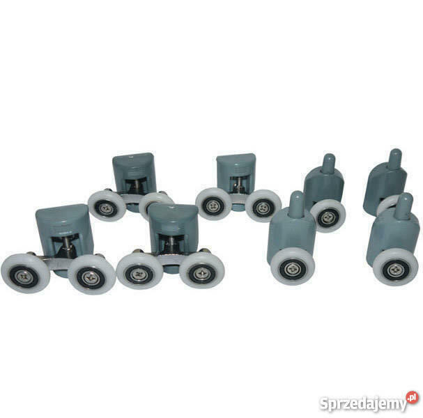 Rolki podwójne do kabin prysznicowych 23/ 25mm