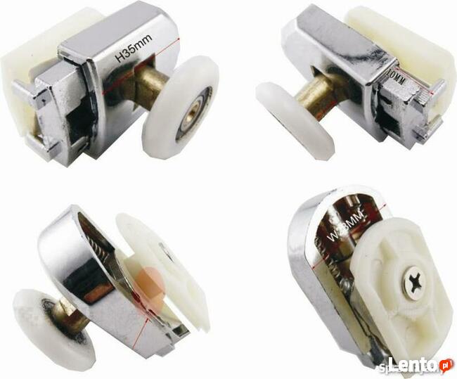 CHROM ROLKI DO KABINY PRYSZNICOWEJ 23 mm CH1
