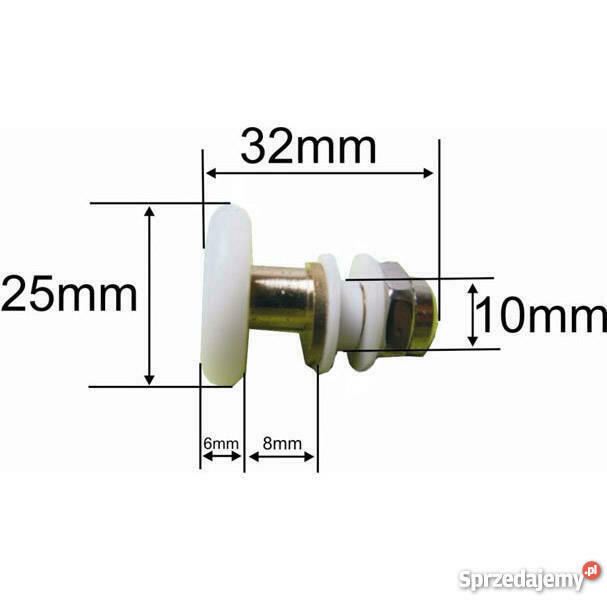ROLKI NA MIMOŚRODZIE (komplet - 8 szt) 19 / 23 / 25 /27 mm