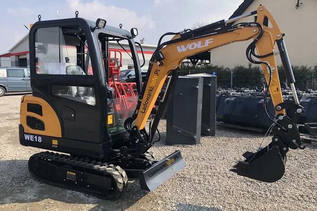 MINIKOPARKA WOLF WE18 -Silnik KUBOTA / LAIDONG