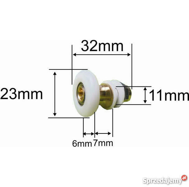 ROLKI NA MIMOŚRODZIE (komplet - 8 szt) 19 / 23 / 25 /27 mm