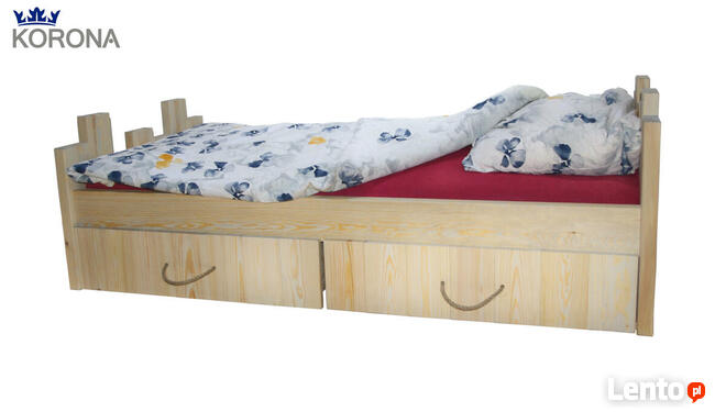 Łóżko ARTUR 90X200 cm z szufladami