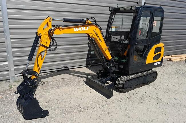 MINIKOPARKA WOLF WE18 -Silnik KUBOTA / LAIDONG