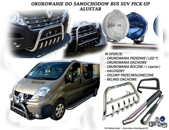 Vivaro Trafic Orurowanie Podesty Montaz Promocja