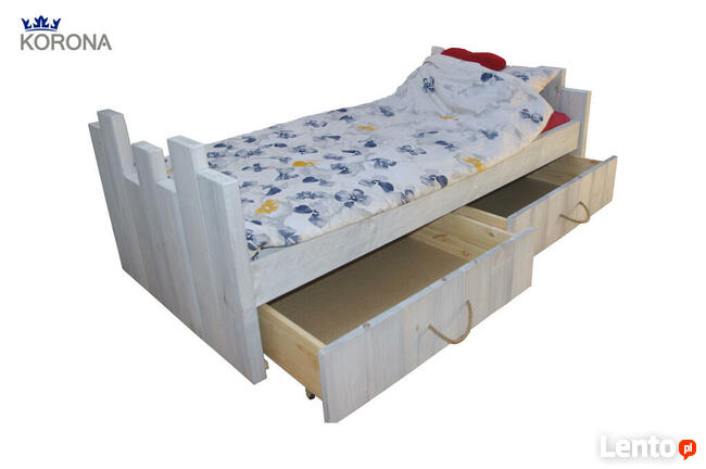 Łóżko ARTUR 90X200 cm z szufladami