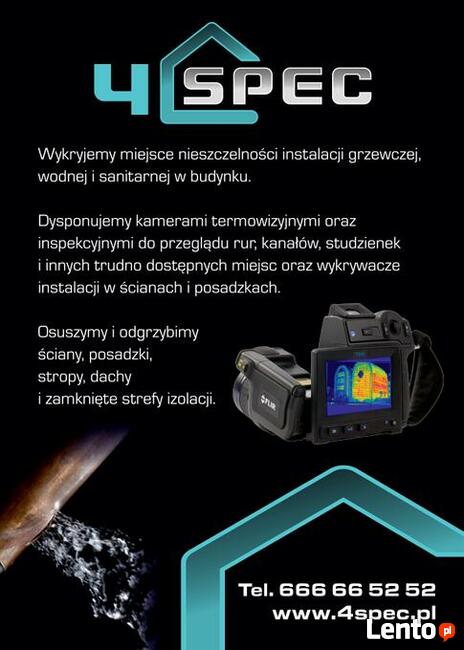 Przeglądy budynków kamerą termowizyjną. TERMOWIZJA 4 SPEC