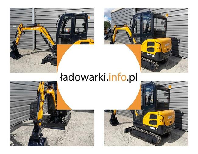 MINIKOPARKA WOLF WE18 -Silnik KUBOTA / LAIDONG