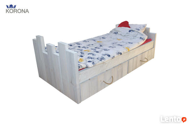 Łóżko ARTUR 90X200 cm z szufladami