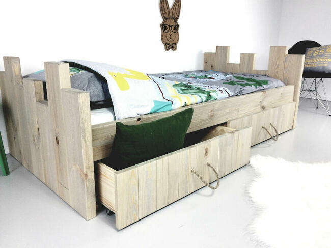 Łóżko ARTUR 90X200 cm z szufladami