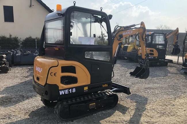 MINIKOPARKA WOLF WE18 -Silnik KUBOTA / LAIDONG