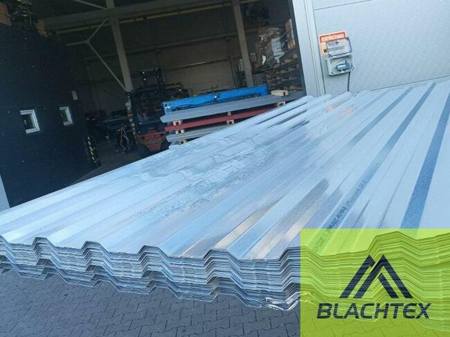 Blacha Ocynk II gat 0,5mm Na hale, burty, garaże Klęczany