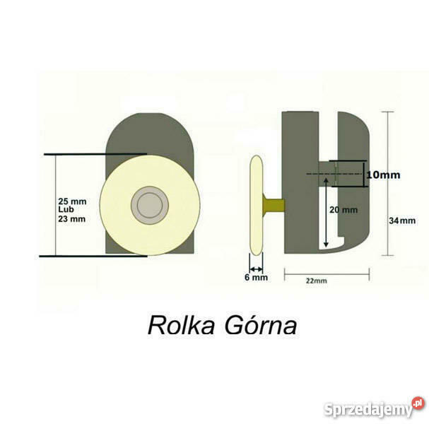 Rolki do kabin prysznicowych