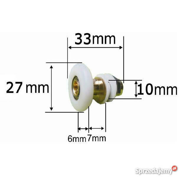 ROLKI NA MIMOŚRODZIE (komplet - 8 szt) 19 / 23 / 25 /27 mm