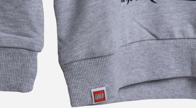 116 Bluza z kapturem Lego szara Sweat Hoodie 5+lat