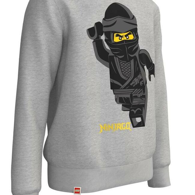 116 Bluza z kapturem Lego szara Sweat Hoodie 5+lat
