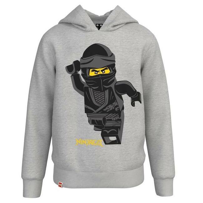 116 Bluza z kapturem Lego szara Sweat Hoodie 5+lat