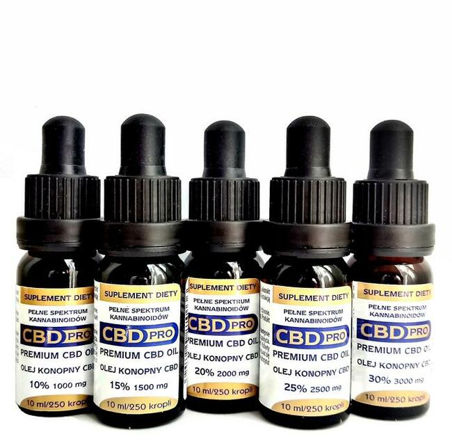 Olej cbd pro 15% 1500mg 10 ml Certyfikat! GRATIS