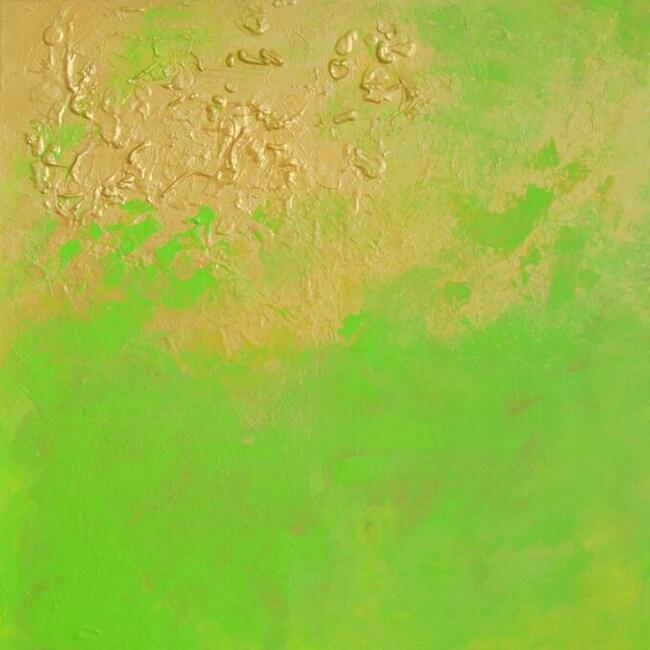 Obraz abstrakcyjny 70x70cm, farby akrylowe na płótnie, duży.