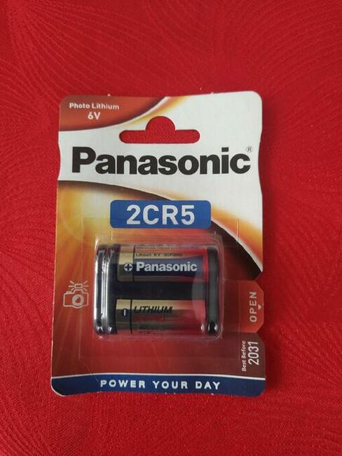 Bateria Panasonic 2CR5. 6V do aparatu fotograficznego