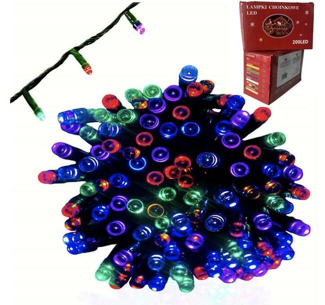 Lampki świąteczne światełka choinkowe TARNÓW 100 LED 200 LED