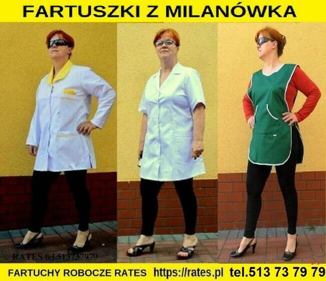 FARTUCHY LABORATORYJNE Firmy RATES ZAOPATRUJEMY Firmy