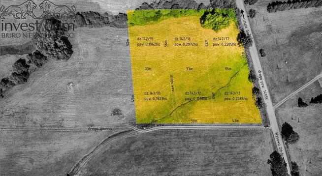 Działki budowlane w Hańczowej, of. 1267