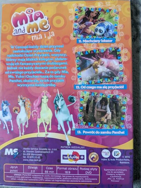 Mia i Ja sezon 2 Odc. 11-13 Powrót do zamku Panthei DVD