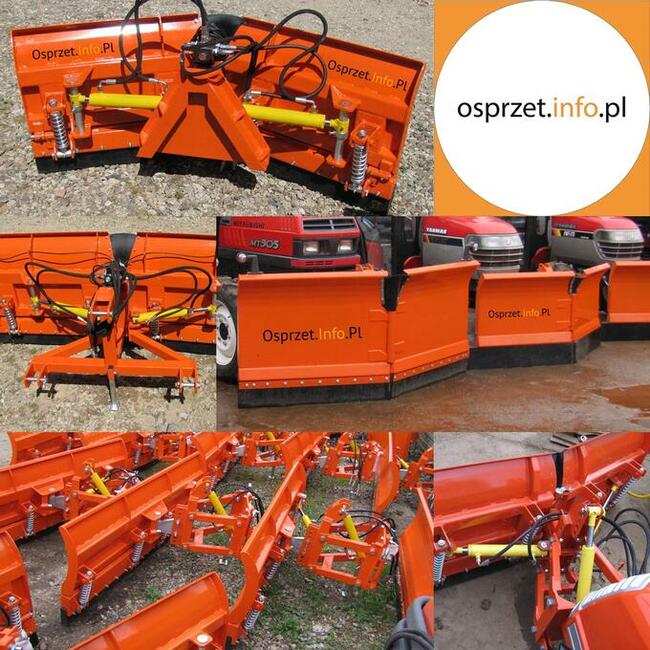 Pług do śniegu - prosty, skręt hydrauliczny 150 cm