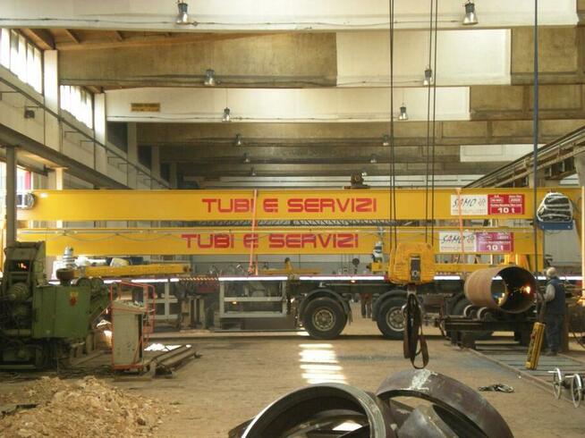 szt.5 suwnice pomostowe 10T - 16, 14, 12 m.