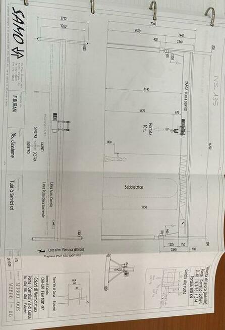 szt.5 suwnice pomostowe 10T - 16, 14, 12 m.