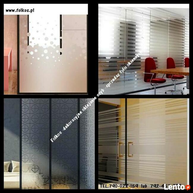 Oklejanie biur Warszawa -folie na ścianki działowe, witryny.
