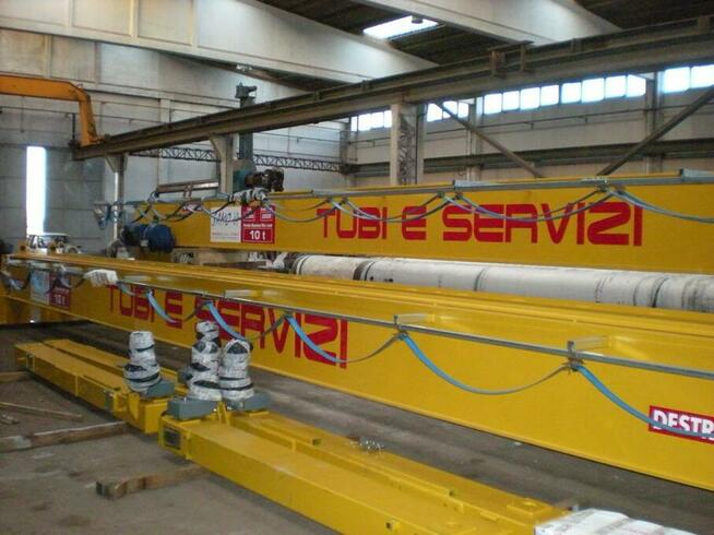 szt.5 suwnice pomostowe 10T - 16, 14, 12 m.