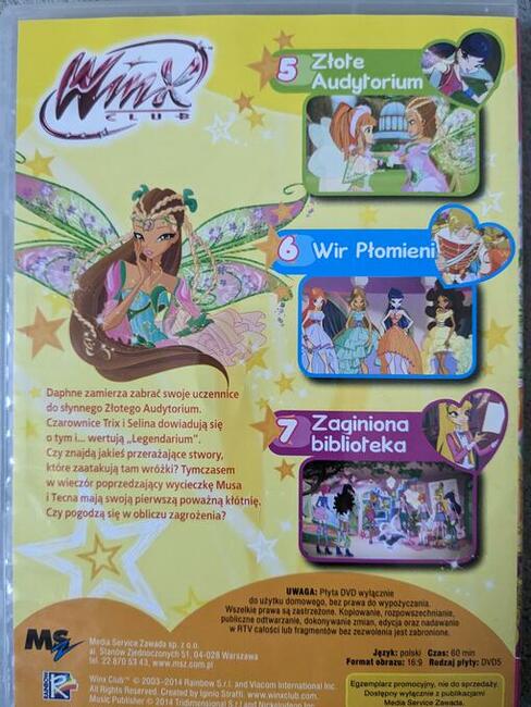 Winx Club seria 6 cz.2 Złote Audytorium DVD