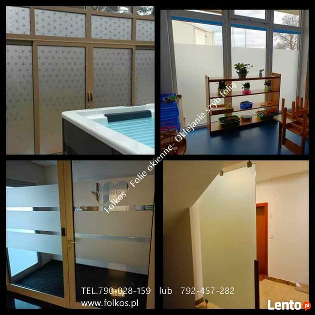 Oklejanie biur Warszawa -folie na ścianki działowe, witryny.