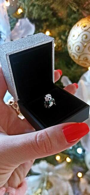 Zawieszka charms koralik Słodka Panda do bransoletka PREZENT