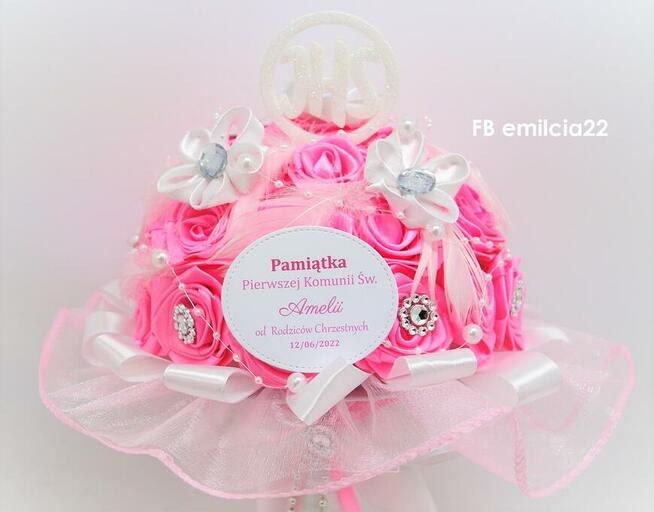 Pamiątka z okazji Pierwszej Komunii Świętej Bukiet