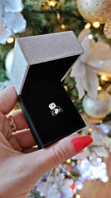 Zawieszka charms koralik Słodka Panda do bransoletka PREZENT
