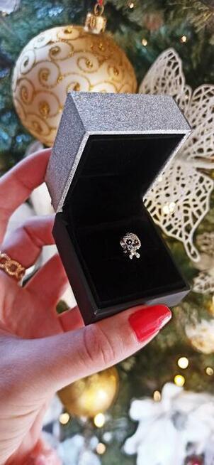 Zawieszka Charms Lśniąca Urocza Panda do bransoletka PREZENT