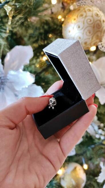 Zawieszka Charms Lśniąca Urocza Panda do bransoletka PREZENT