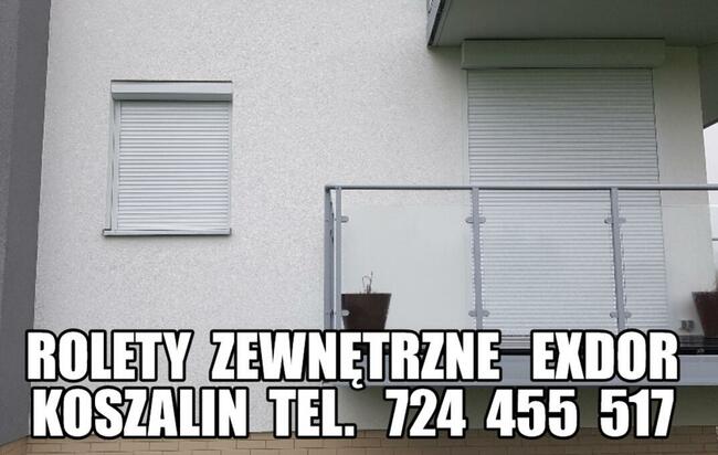 Roleta zewnętrzna , aluminium z pianką poliuretanową