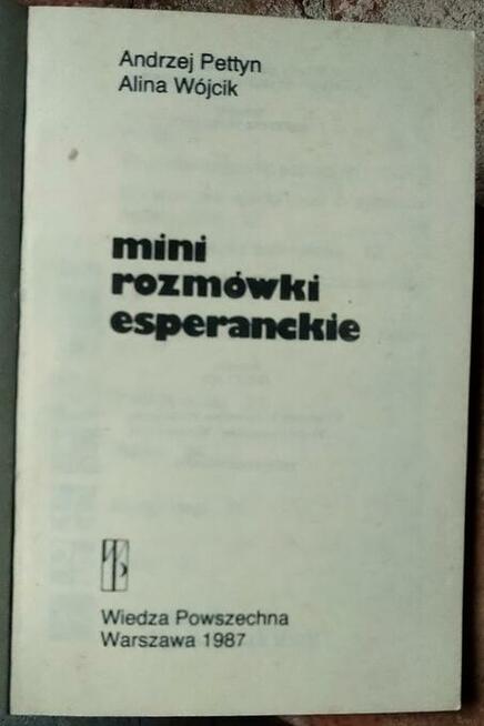 mini Rozmówki Esperanckie - Andrzej Pettyn, Alina Wójcik